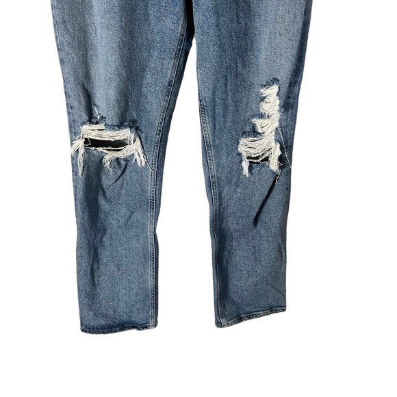 AGOLDE x REVOLVE High Rise Wilder Straight Leg Jeans in Whiplash - Picture 6 of 14